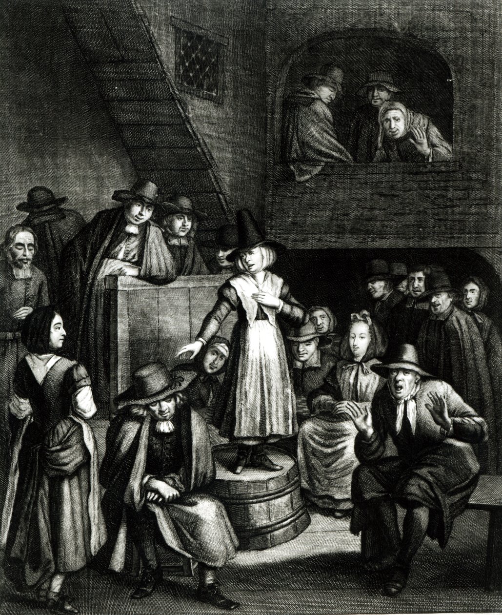 Reunión Cuáquera, 1699 de Marcellus or Marcel Lauron
