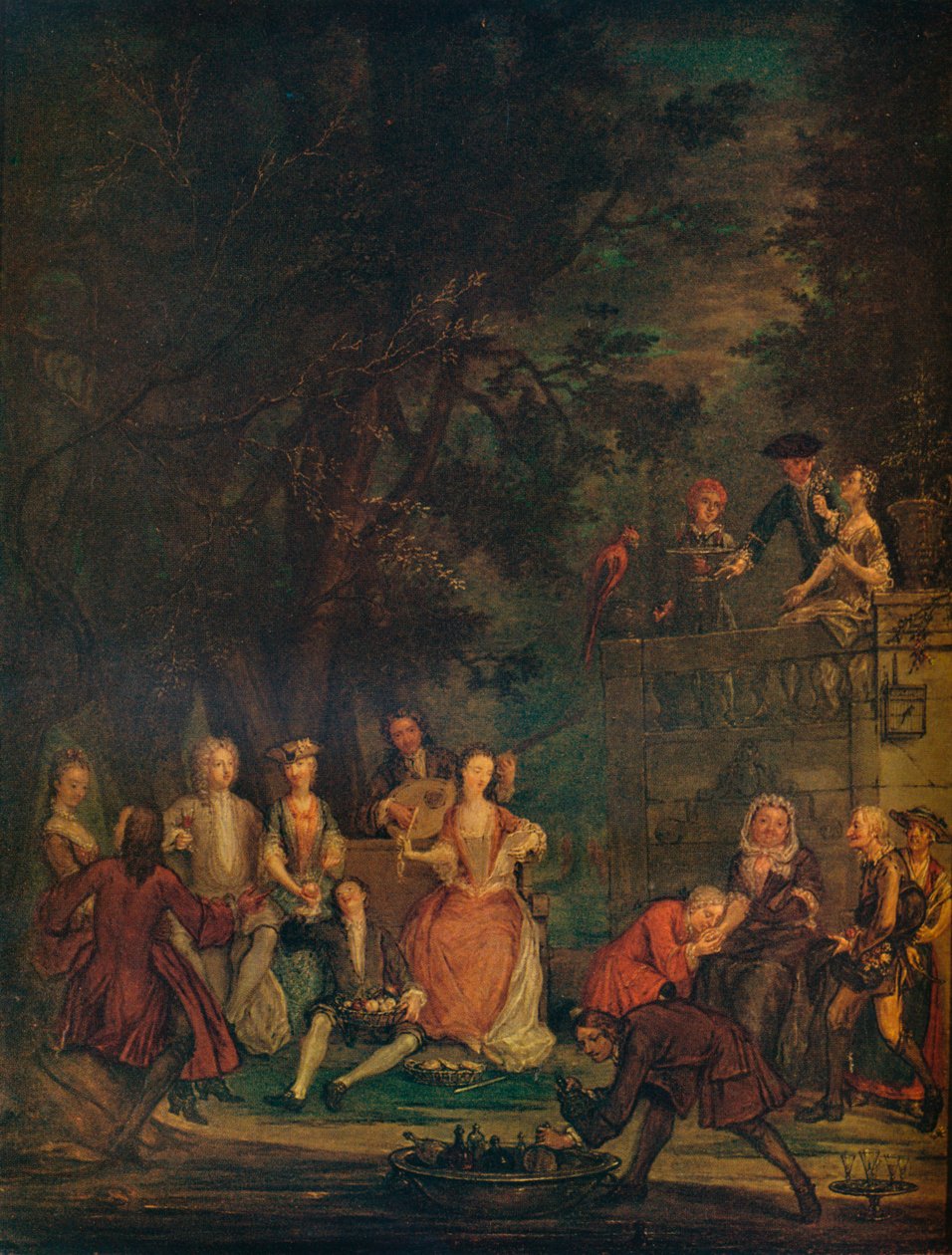 Una pieza de conversación de Marcellus Laroon the Younger