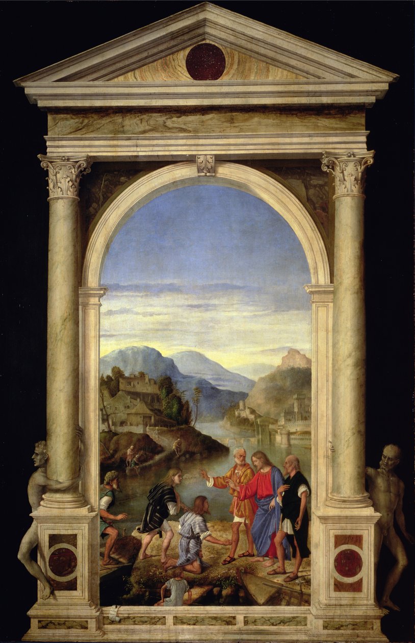 La unción de los hijos de Zebedeo, Santiago y Juan, 1515 de Marco Basaiti