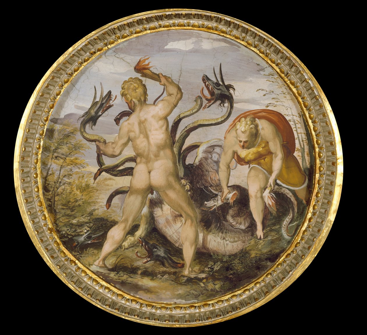 Hércules y la hidra de Lerna de Marco Marchetti from Faenza