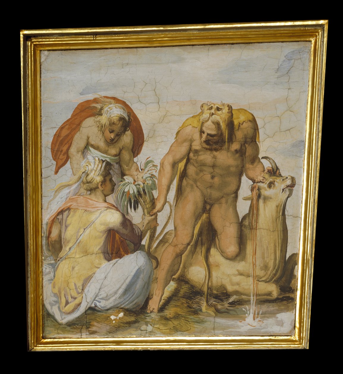 Hércules mata al toro de Creta de Marco Marchetti from Faenza