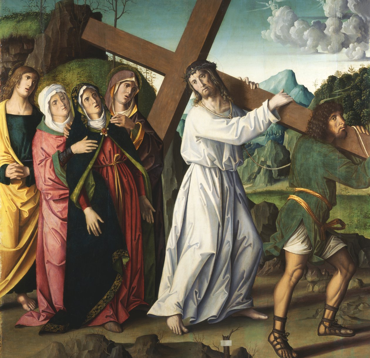 Camino al Calvario de Marco Palmezzano