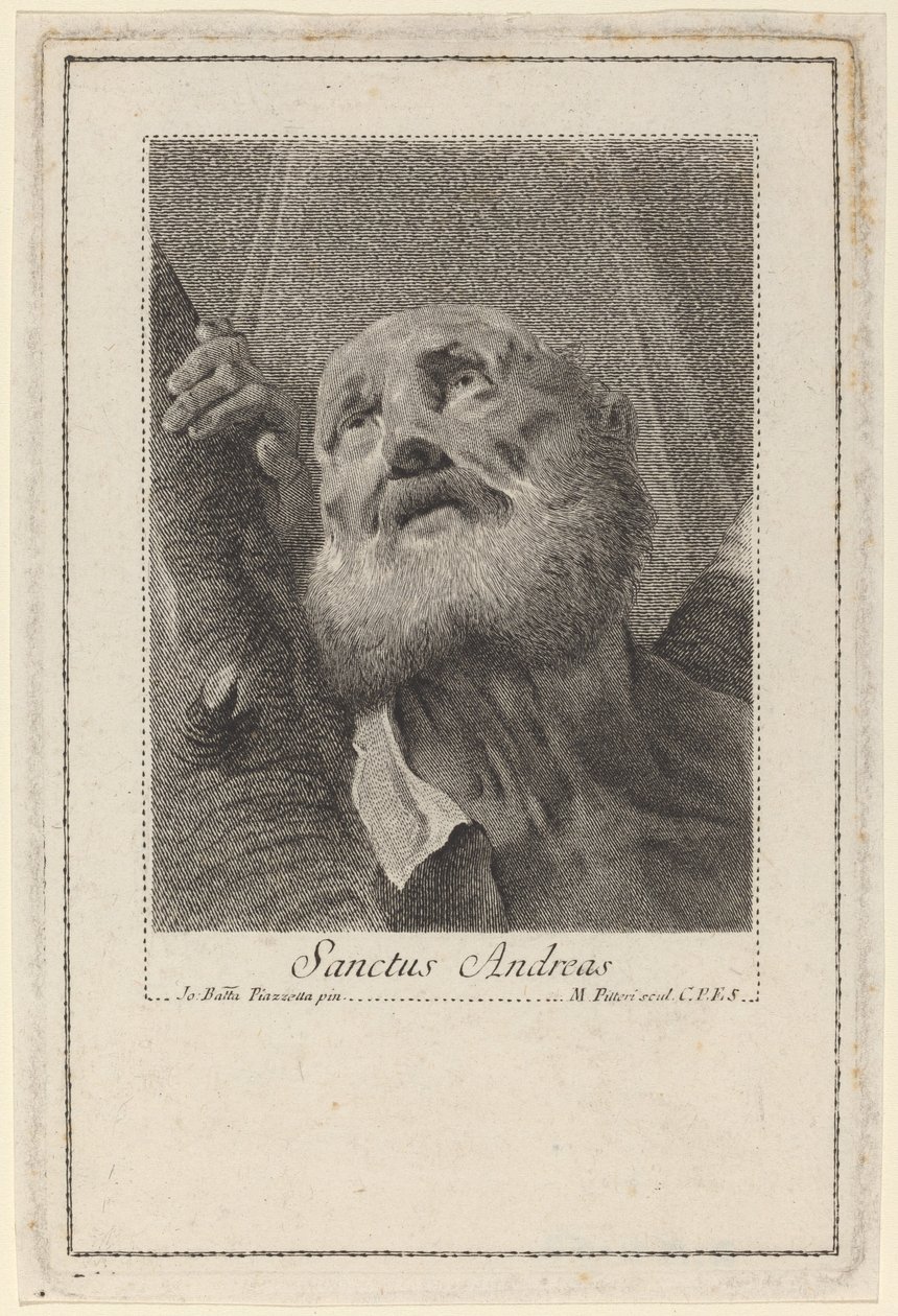 San Andrés de Marco Alvise Pitteri after Giovanni Battista Piazzetta