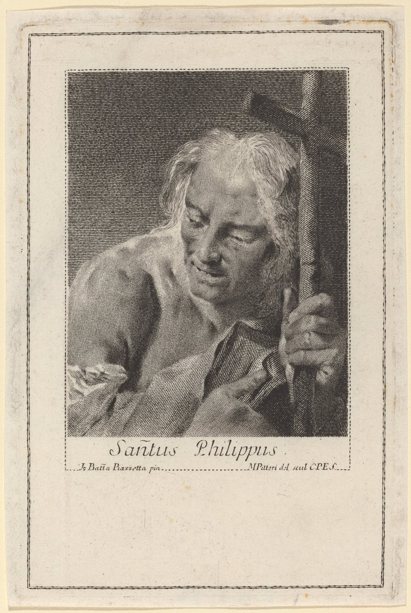 San Felipe de Marco Alvise Pitteri after Giovanni Battista Piazzetta