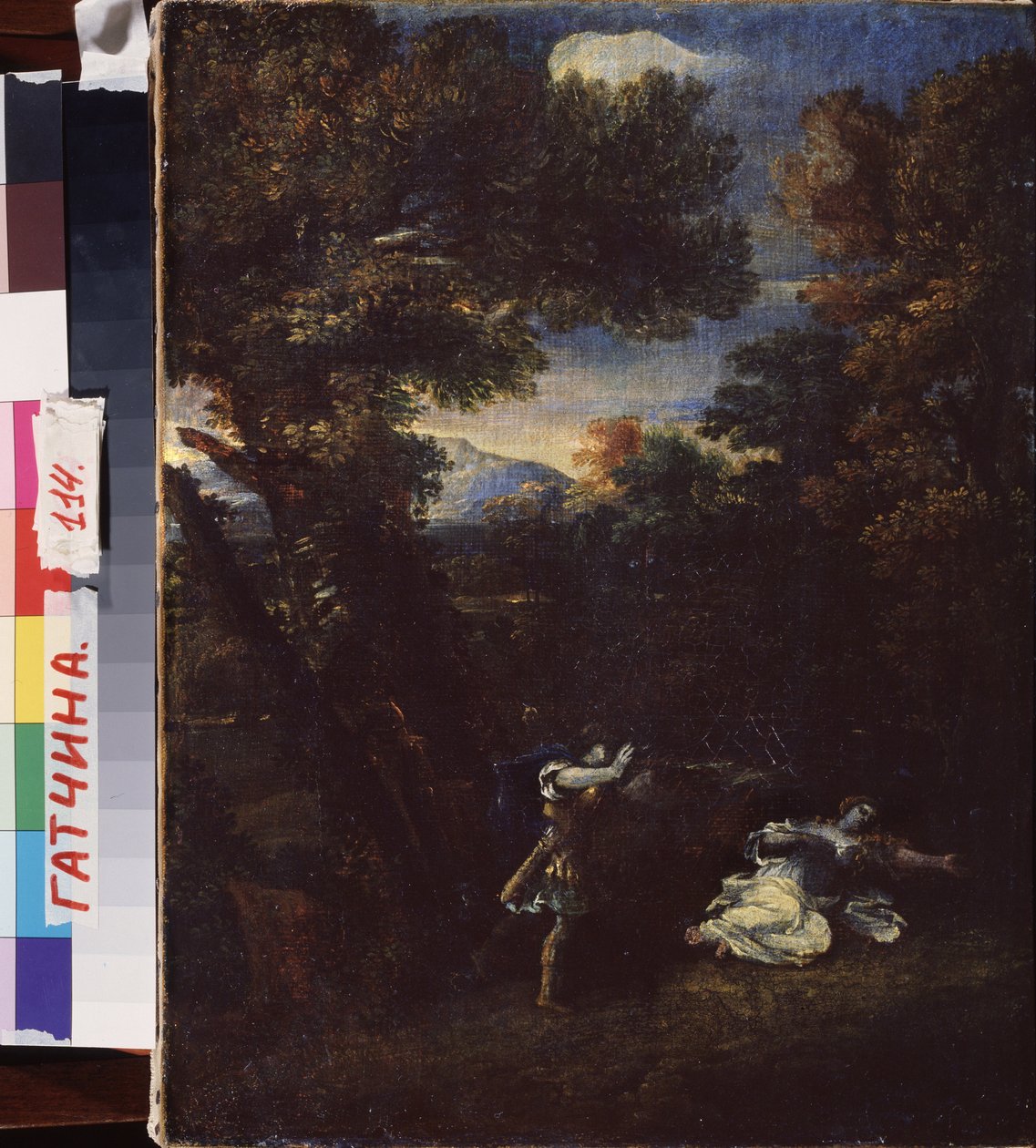 Céfalo y Procris (Céfalo y Procris). Pintura de Marcantonio Franceschini (1648-1729), huile sur toile. Art italien (Bolonia) de Marcantonio Franceschini