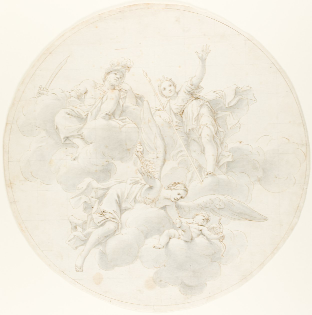 El castigo de Cupido por los celos en presencia de Diana y Marte de Marcantonio Franceschini