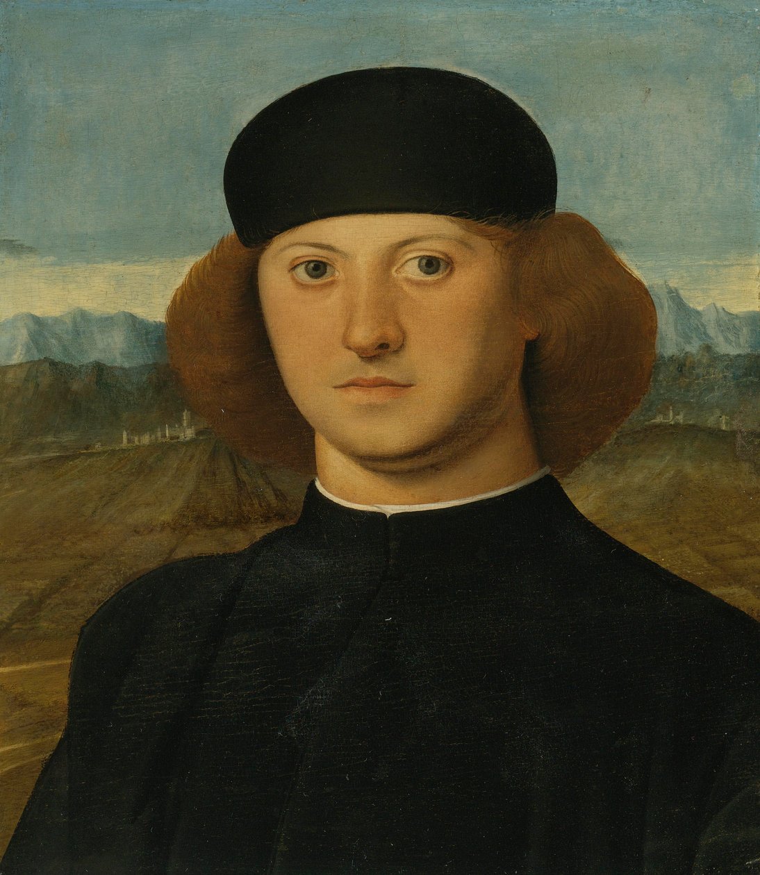RETRATO DE UN JOVEN, SE CREE QUE ES ALVISE DE FRANCESCHI de Marco Basaiti