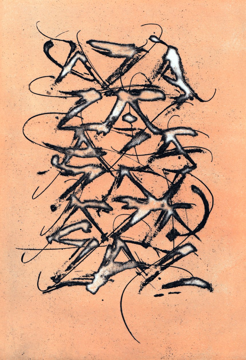 AZA, 2002 (aguatinta al azúcar) de Marco Campedelli