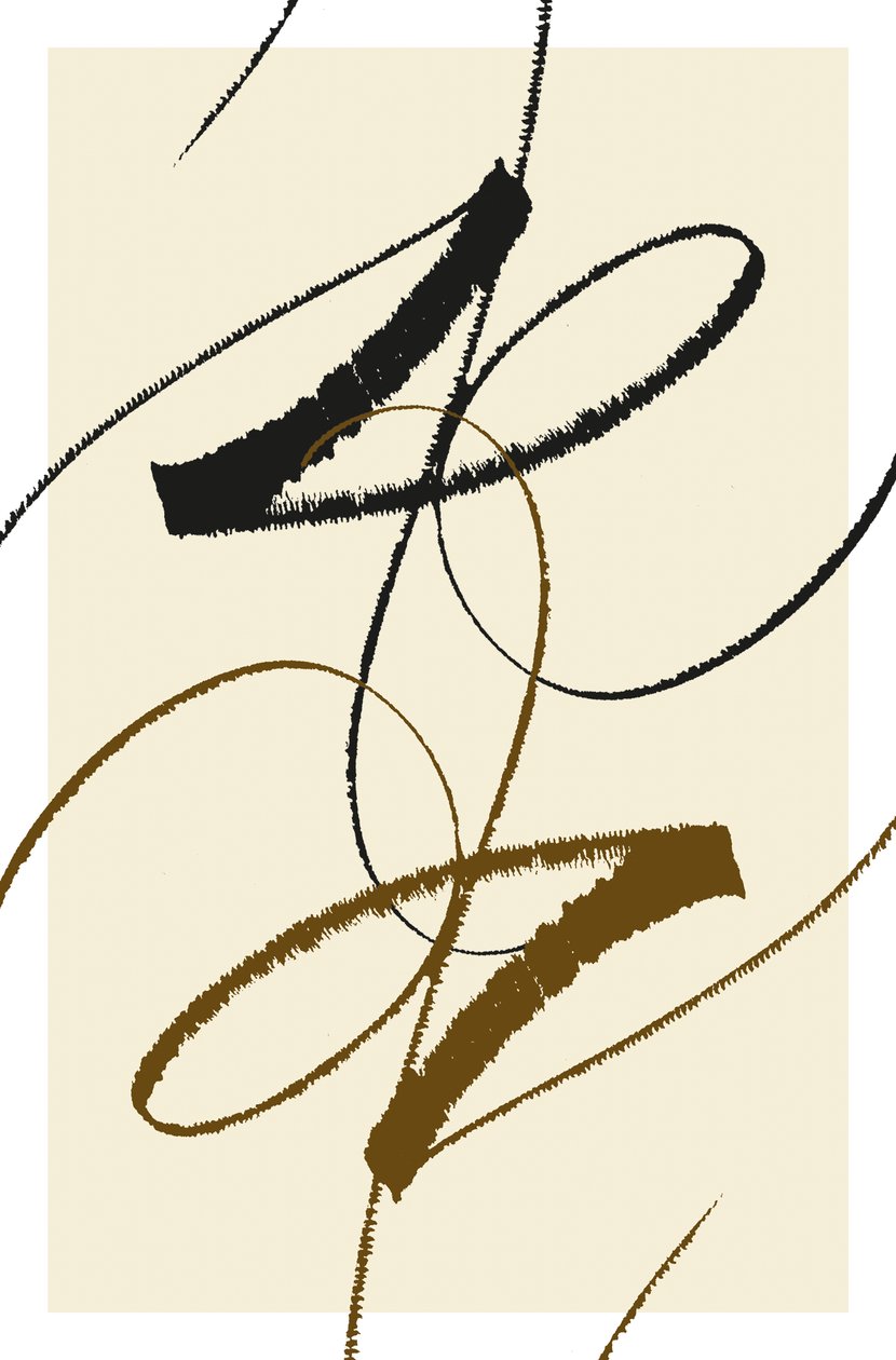 Danza, 2014 (tinta sobre papel) de Marco Campedelli