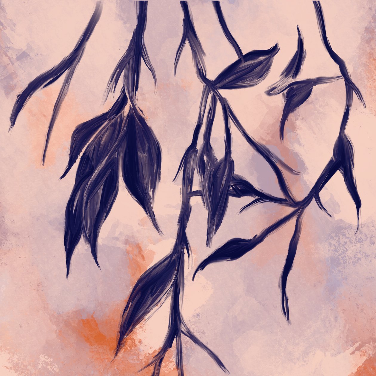 Decline Of Nature, 2024 (pintura digital) de Marco Campedelli