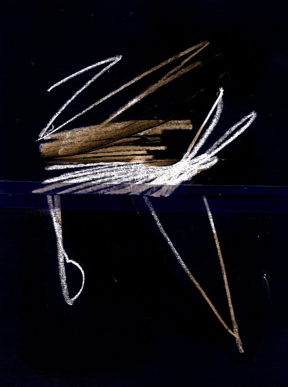 Due, 2018 (collage) de Marco Campedelli