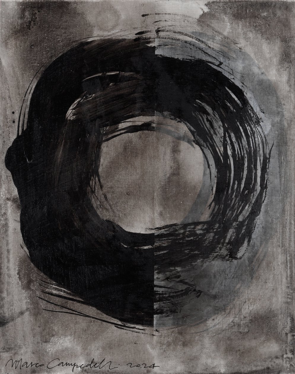Tao, 2024 (acrílico sobre lienzo) de Marco Campedelli
