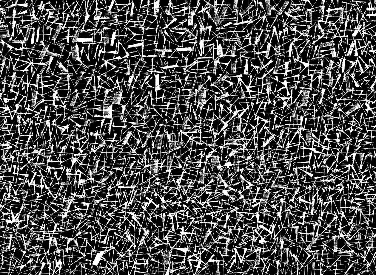 Textura, 2017 (tinta sobre papel ingres) de Marco Campedelli