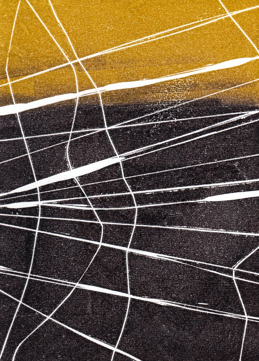 Sin título, 2024 (linóleo sobre papel) de Marco Campedelli