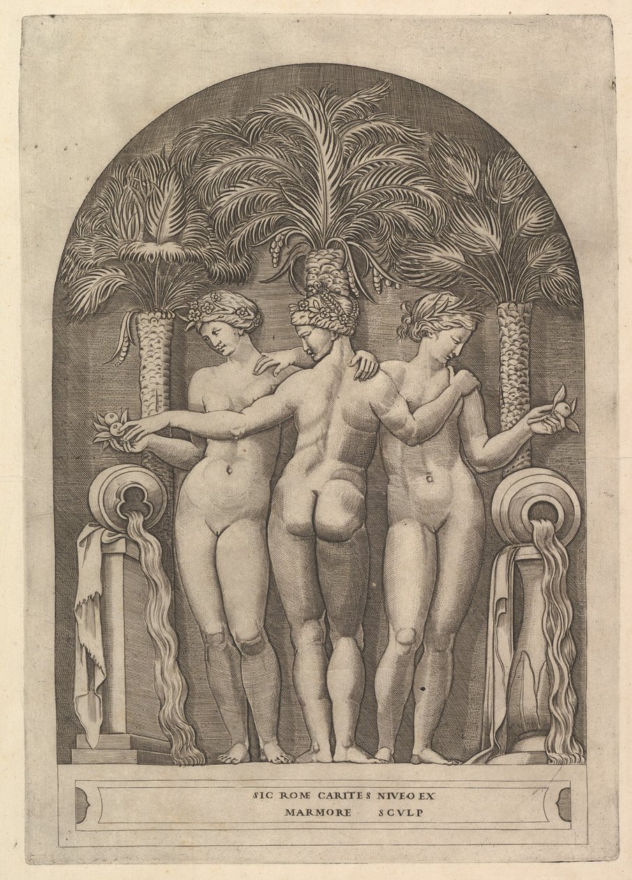 Speculum Romanae Magnificentiae: Las Tres Gracias de Marco Dente