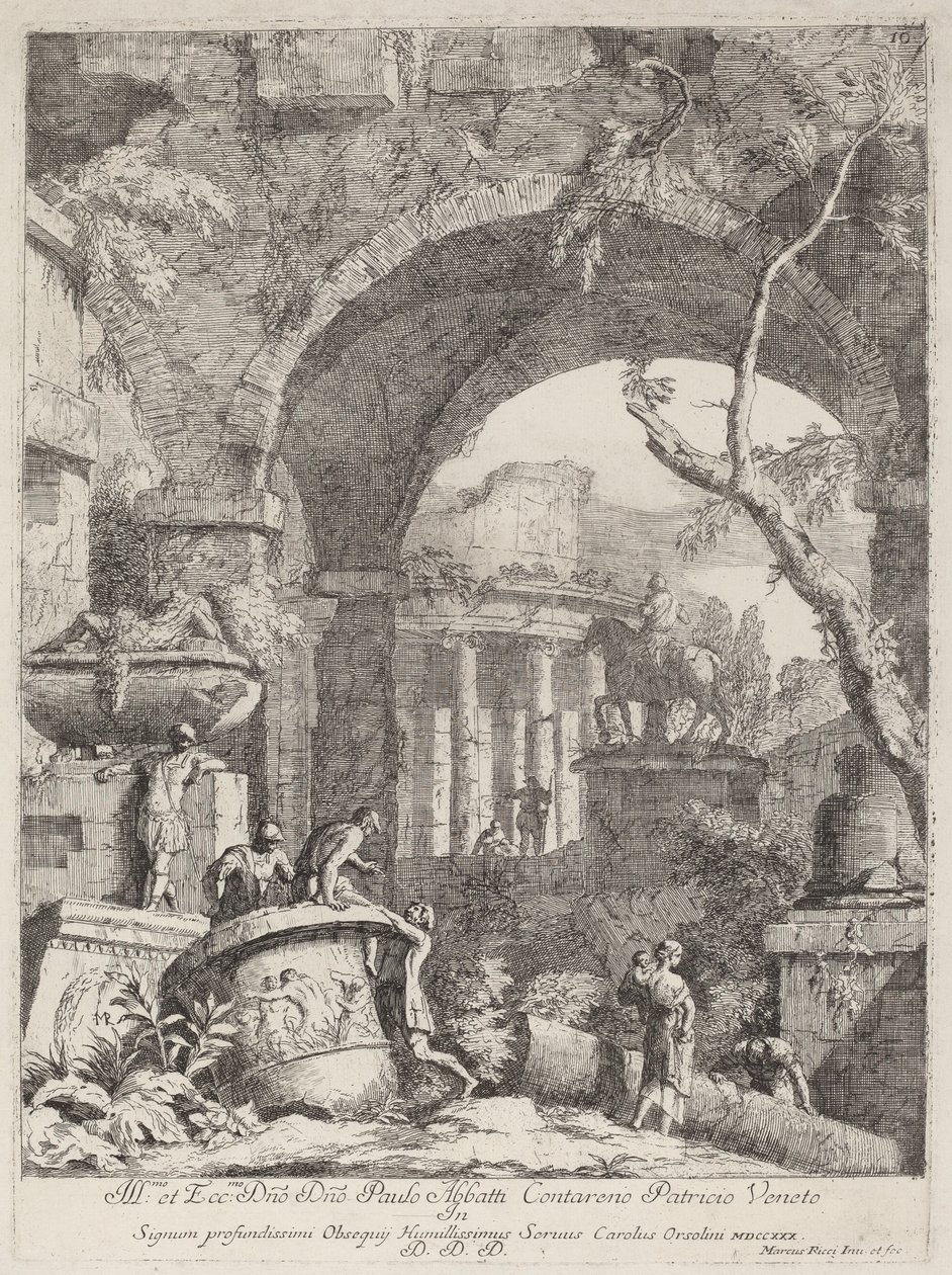 Capricho: Ruinas de Marco Ricci