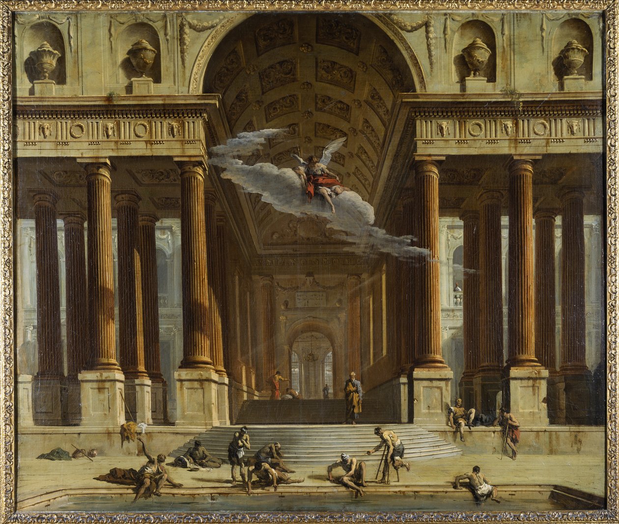 El estanque de Siloé, c.1711-16 de Marco Ricci