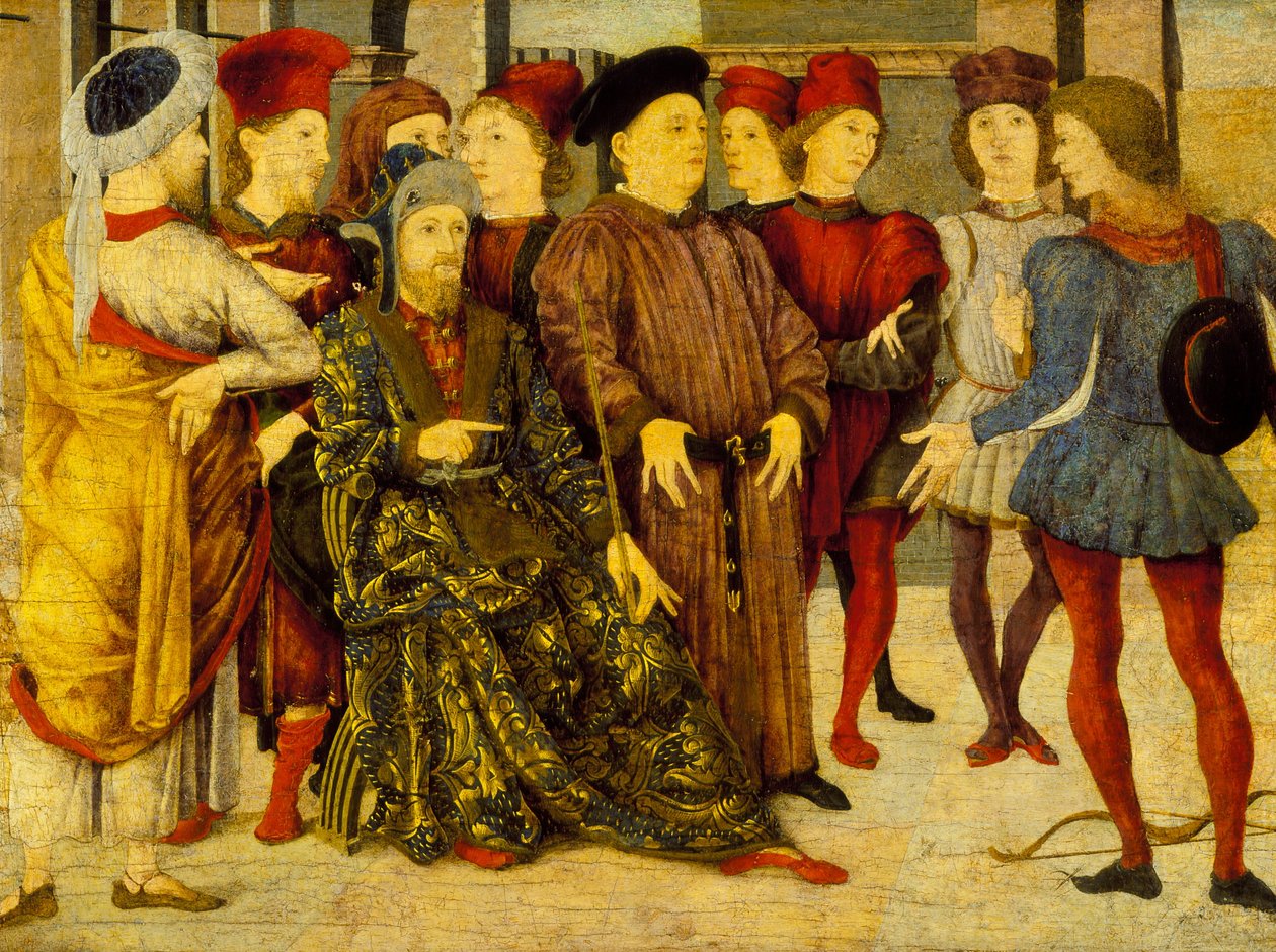 Fragmento de un panel de cassone 