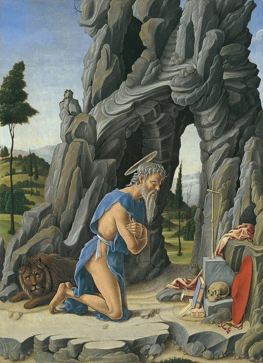 San Jerónimo en el desierto de Marco Zoppo