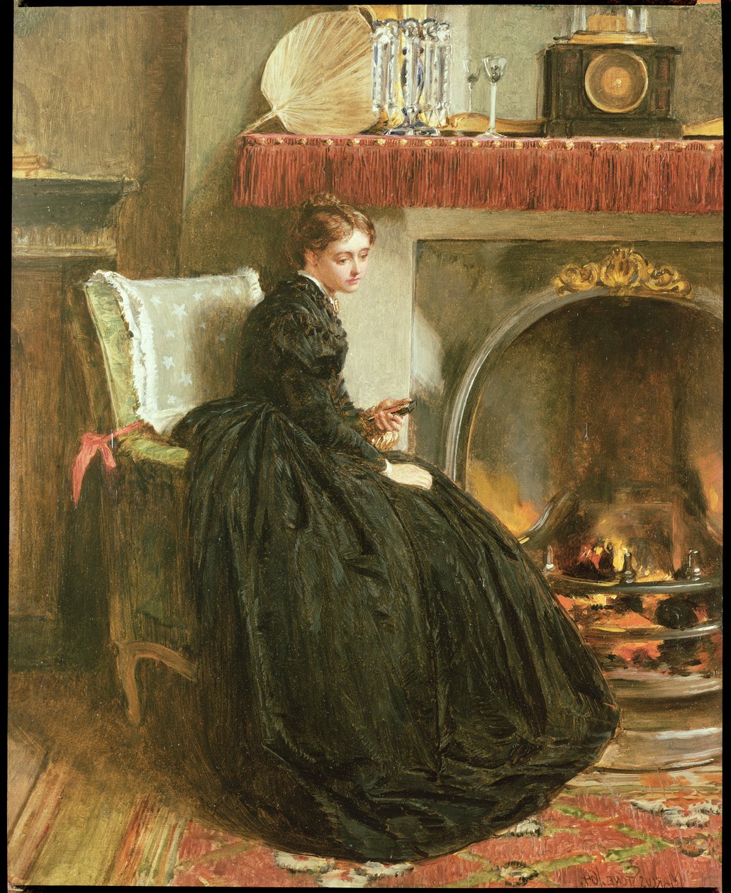 Perdido en pensamientos, 1864 de Marcus Stone