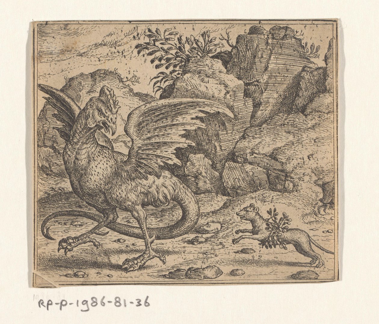Fábula del basilisco y la comadreja de Marcus Gheeraerts (I)