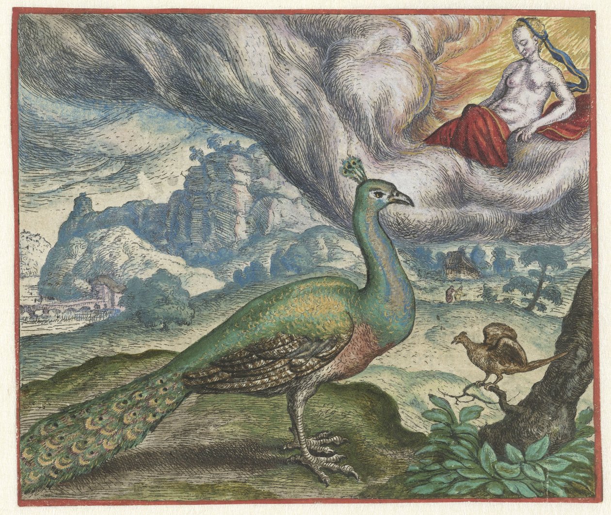 Fábula del pavo real y el ruiseñor de Marcus Gheeraerts (I)