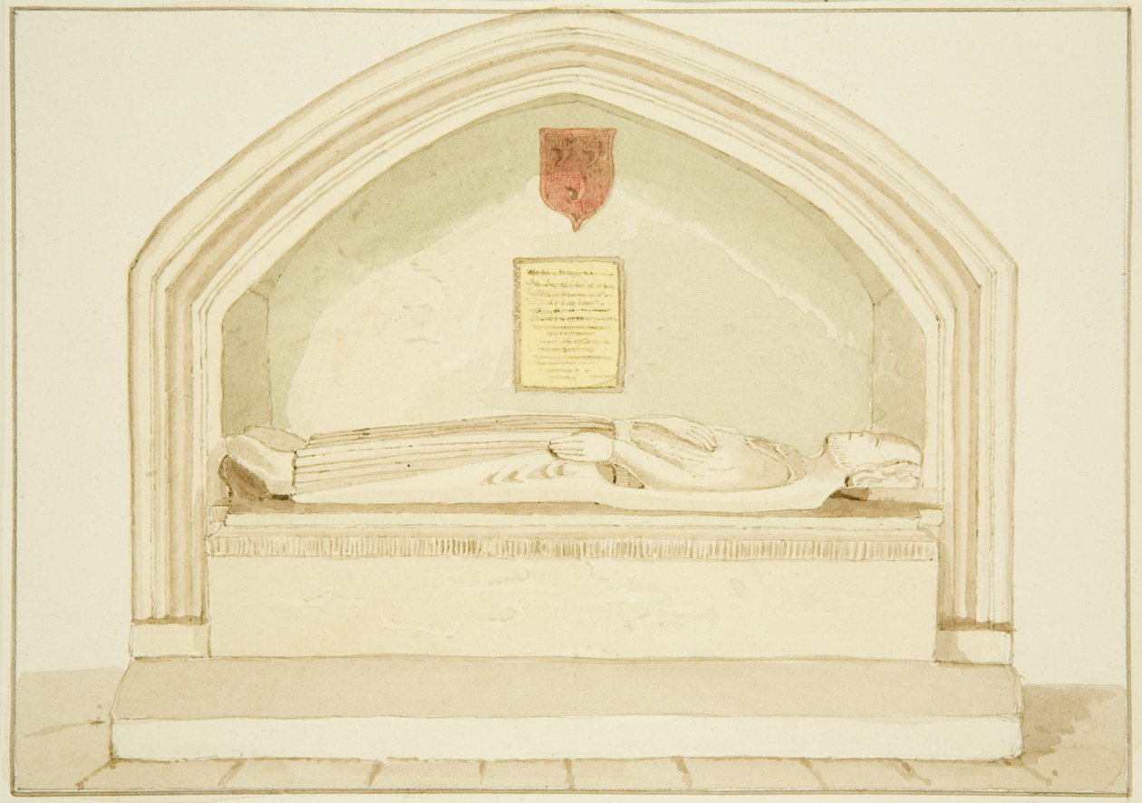 Monumento de Robert, Conde de Gloucester, en el pasillo sur de St James