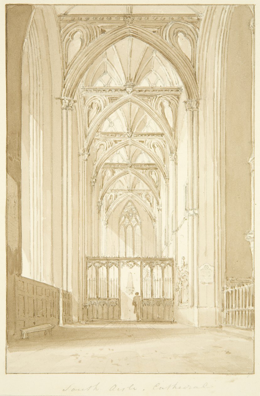 Nave sur de la Catedral de Bristol de Marcus H. Homes