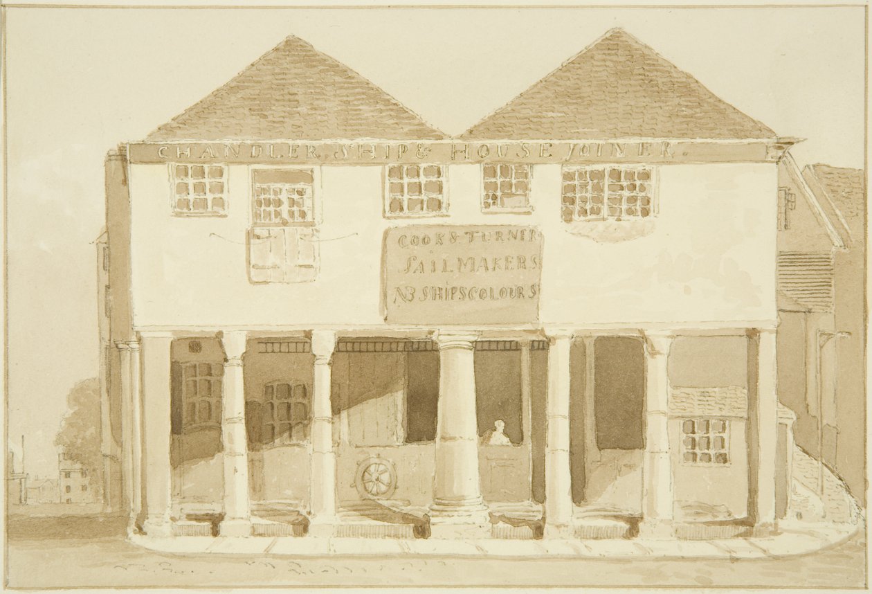 El antiguo mercado de maíz en el muelle de Marcus H. Homes
