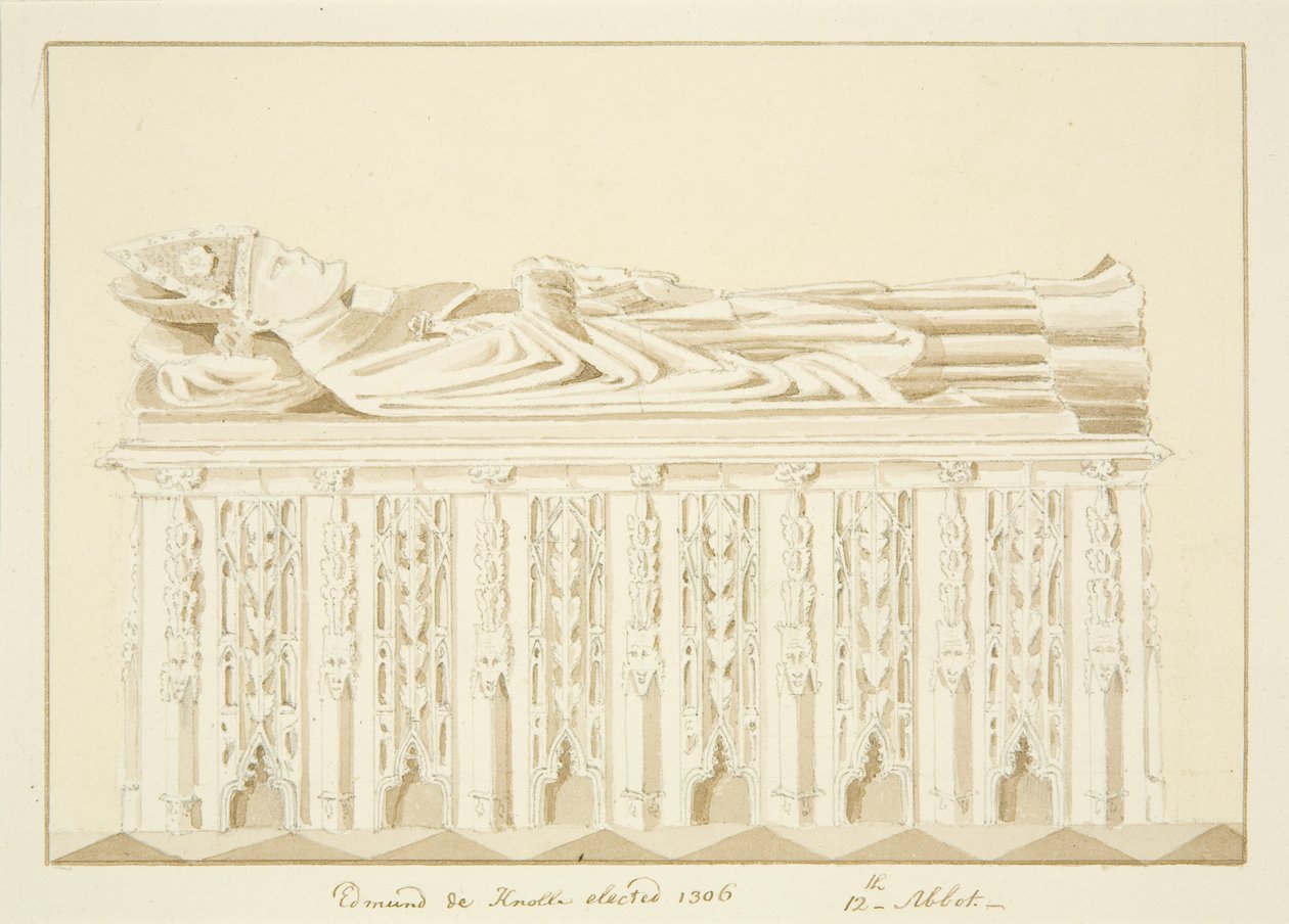 Tumba del Abad Knowles en la Catedral de Bristol de Marcus H. Homes