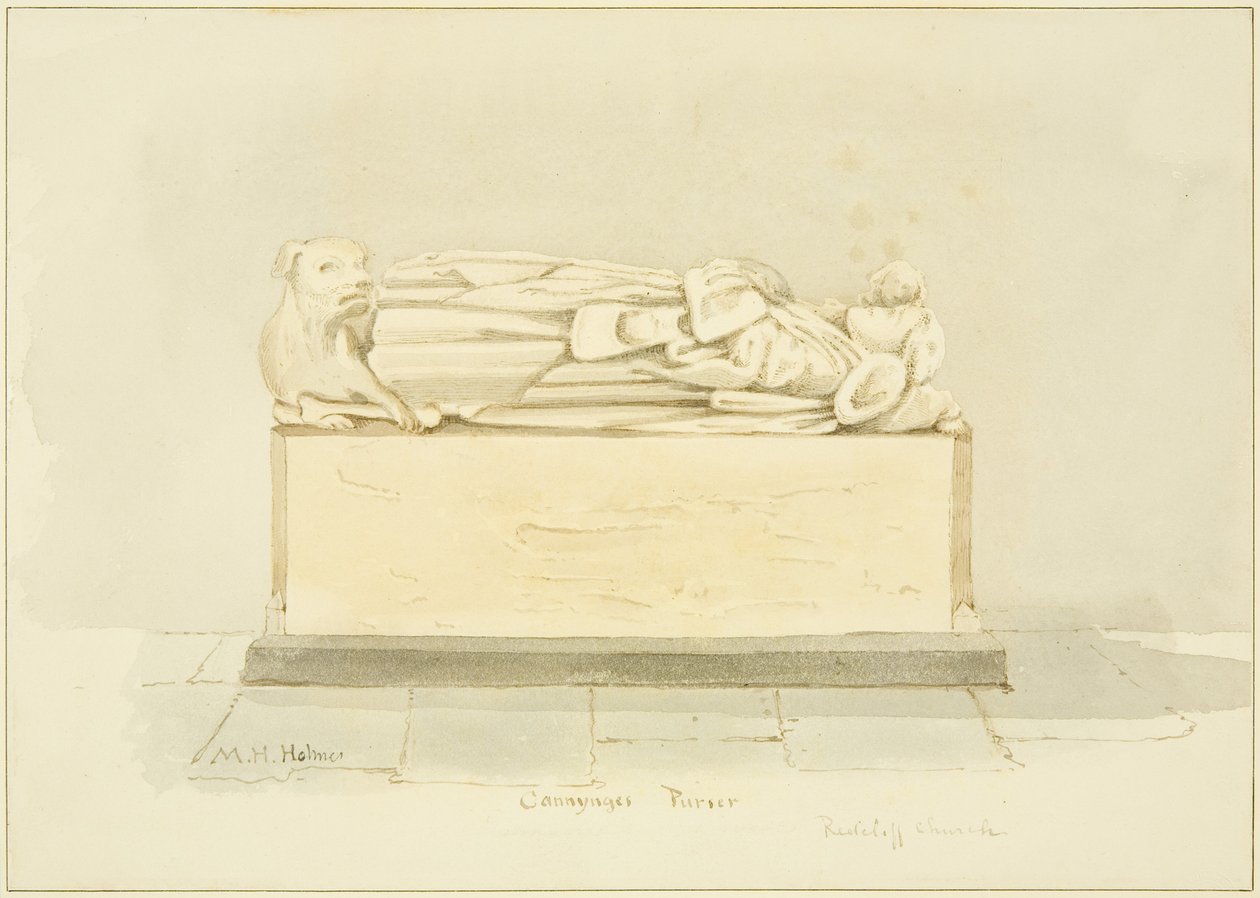 Tumba del portador de la bolsa de los Canynges en St Mary Redcliffe de Marcus H. Homes