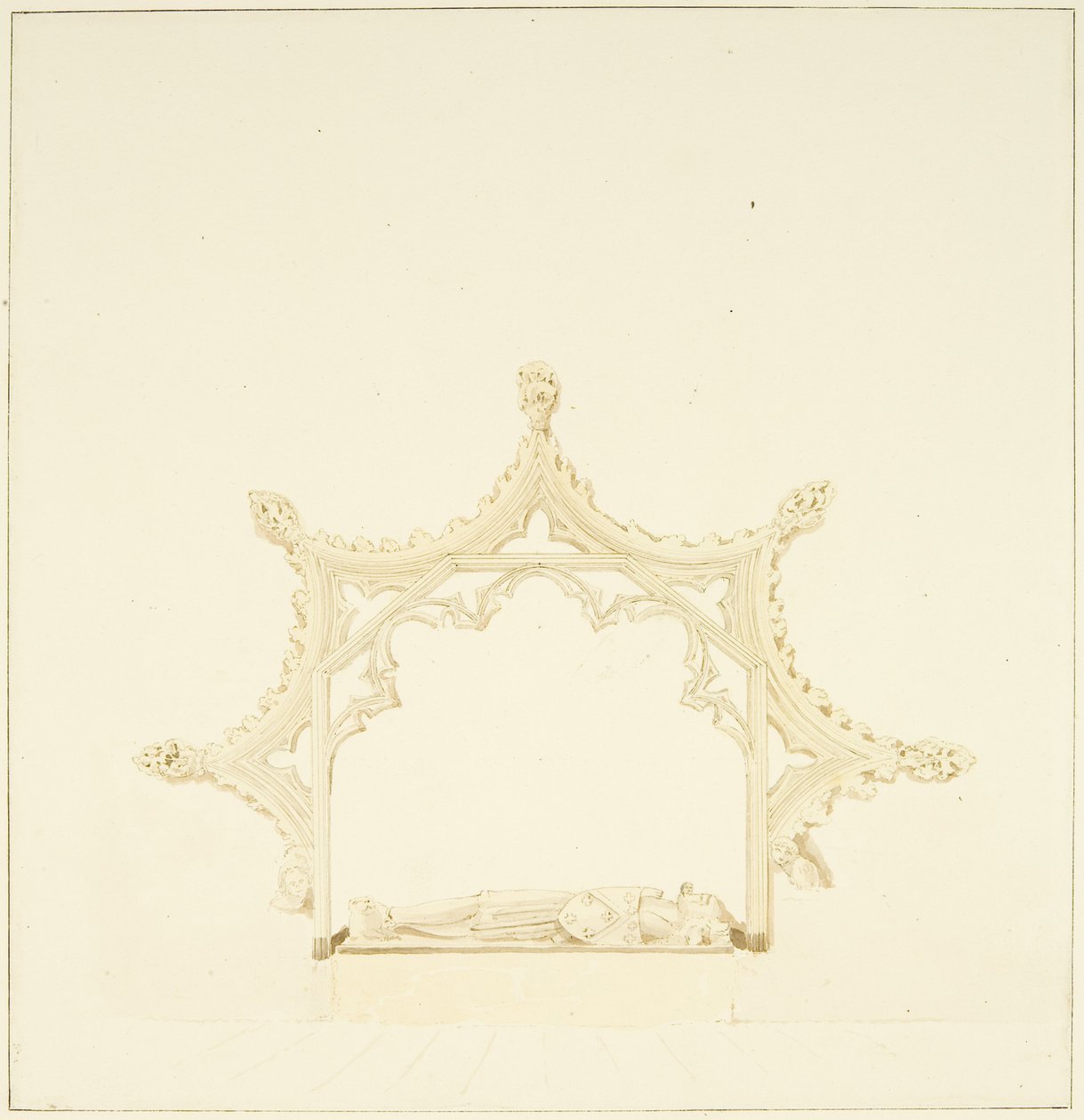 Tumba de Maurice, 7º Conde de Berkeley, en la Catedral de Bristol de Marcus H. Homes