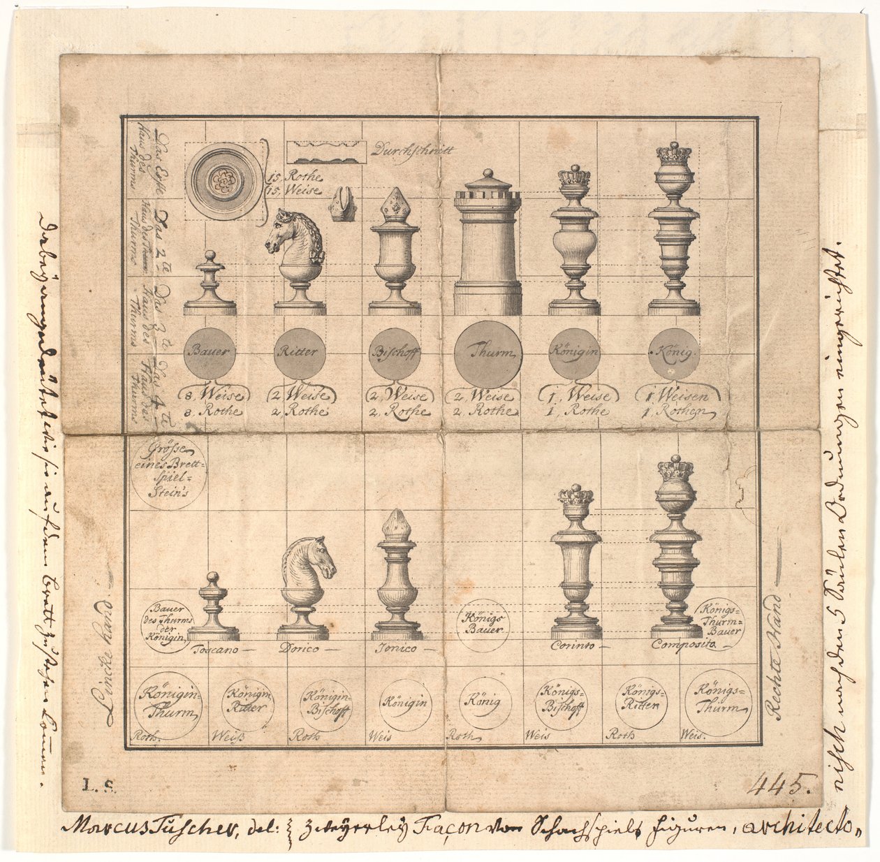 Piezas para un juego de ajedrez de Marcus Tuscher