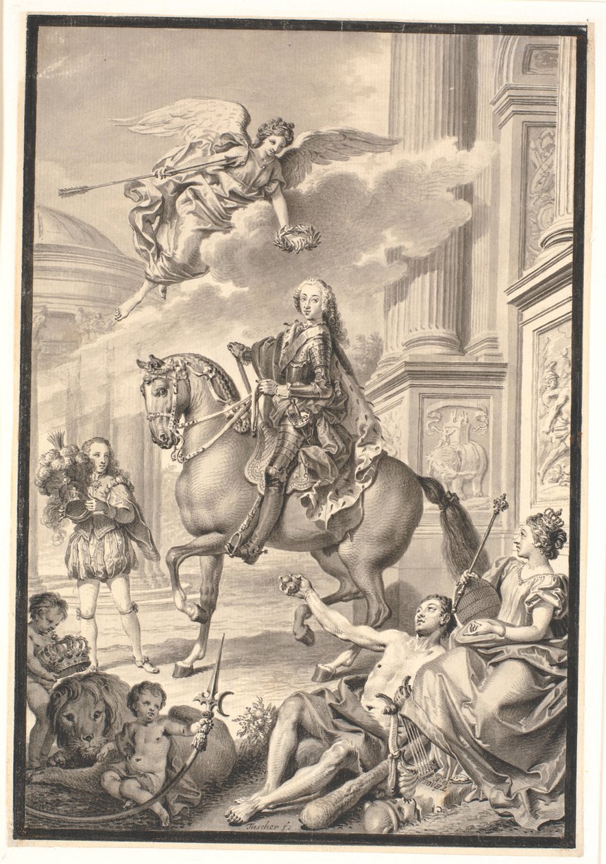 Frederik V homenajeado por Dinamarca y Noruega de Marcus Tuscher