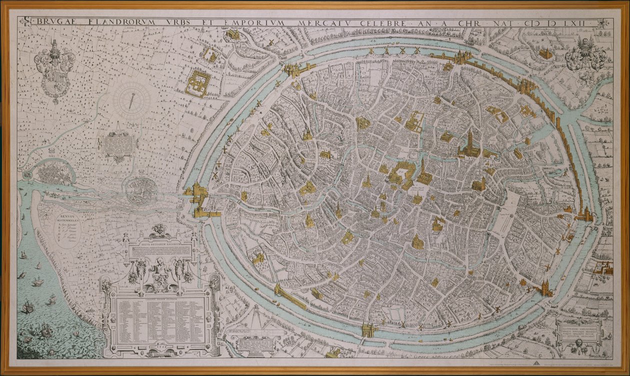La ciudad de Brujas de Marcus the Elder Gheeraerts