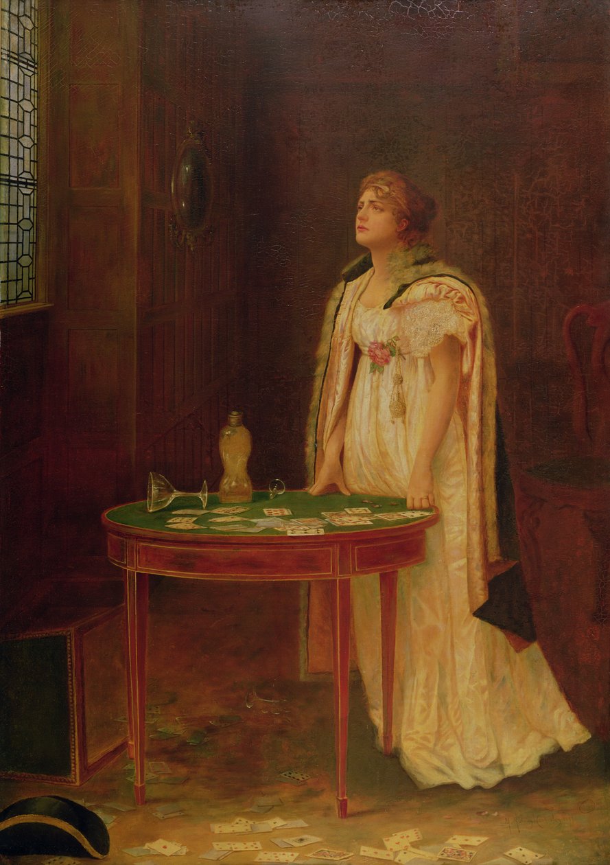 La esposa del jugador, 1897 de Margaret Murray Cookesley