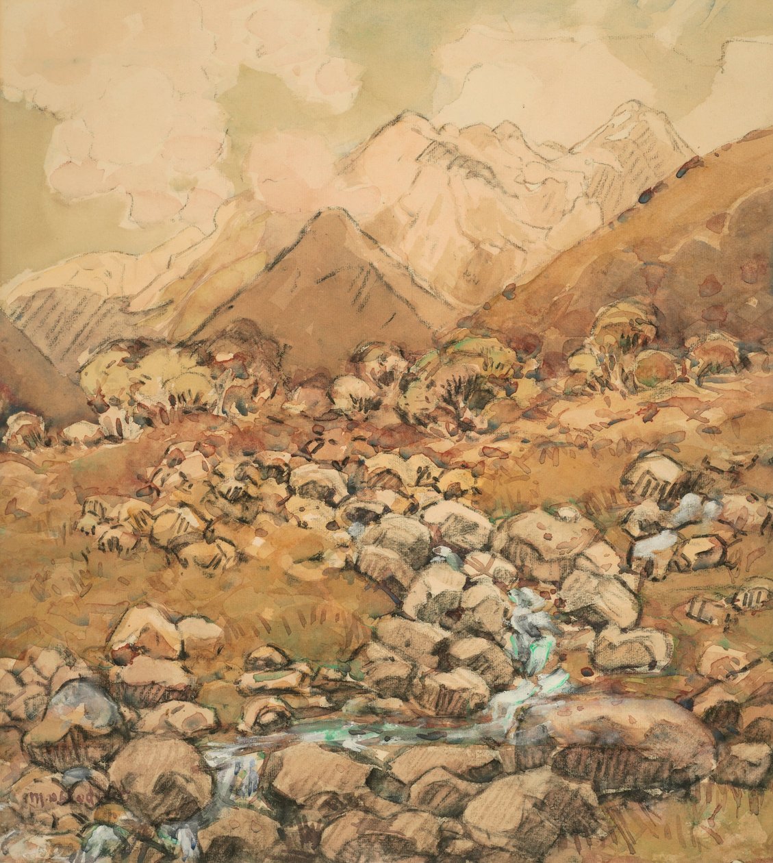 Vista del Monte Cook de Margaret Stoddart