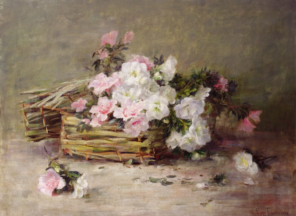 Una canasta de flores de Margaret von Frankenberg