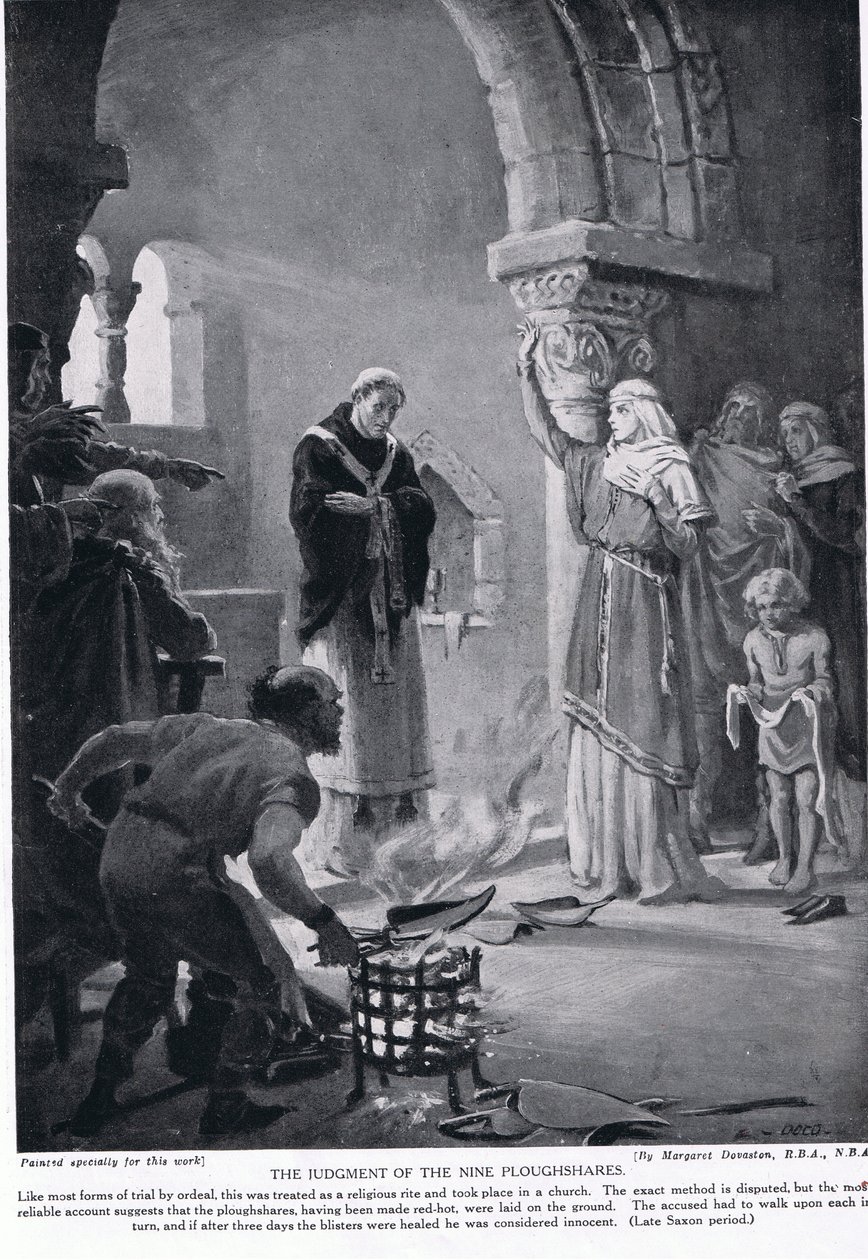 The Judgement of Nine Ploughshares, ilustración de "Hutchinson