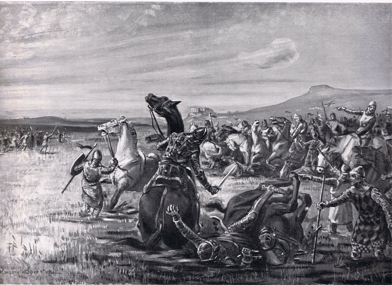 La batalla de Orchomenos, ilustración de "Hutchinson