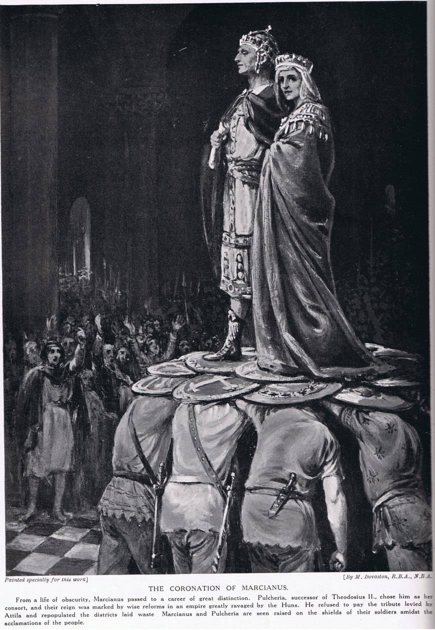 La coronación de Marciano de Margaret Dovaston