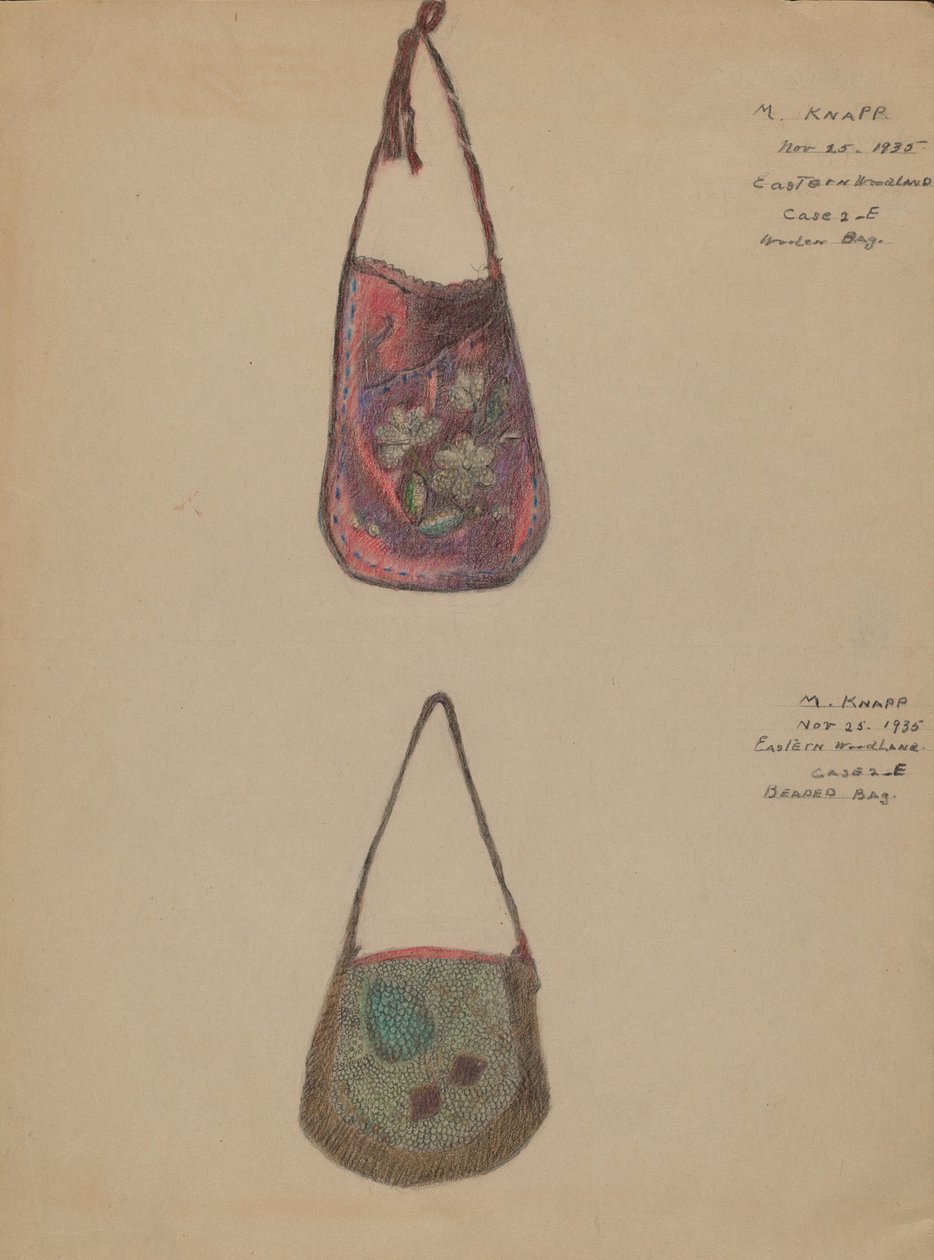 Bolsas con cuentas de Margaret Knapp
