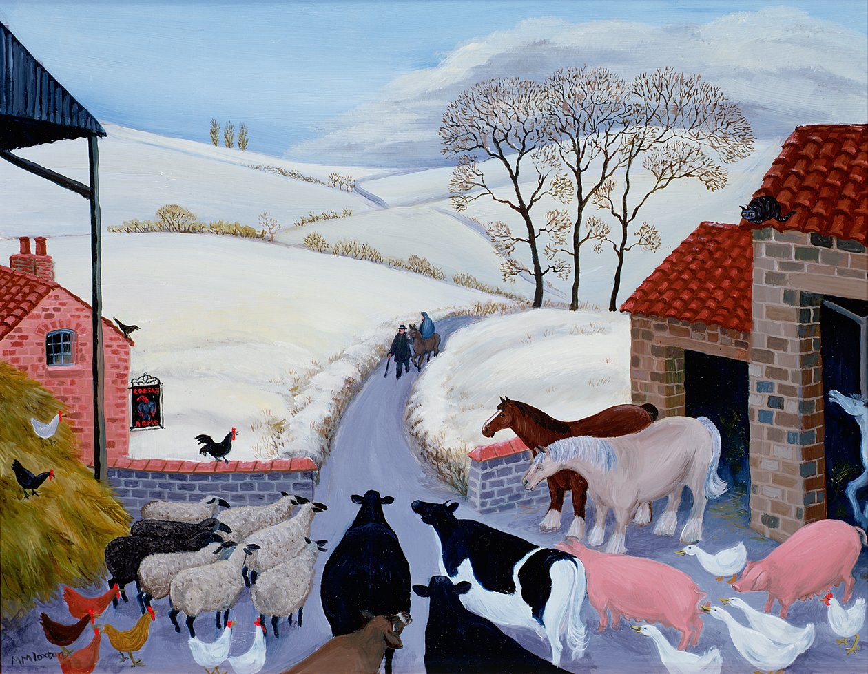 No hay sitio en la posada de Margaret Loxton