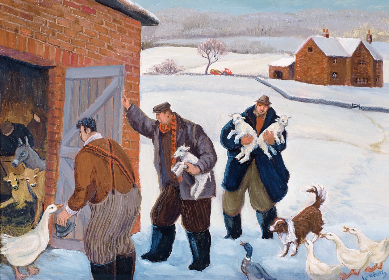 Los tres pastores de Margaret Loxton