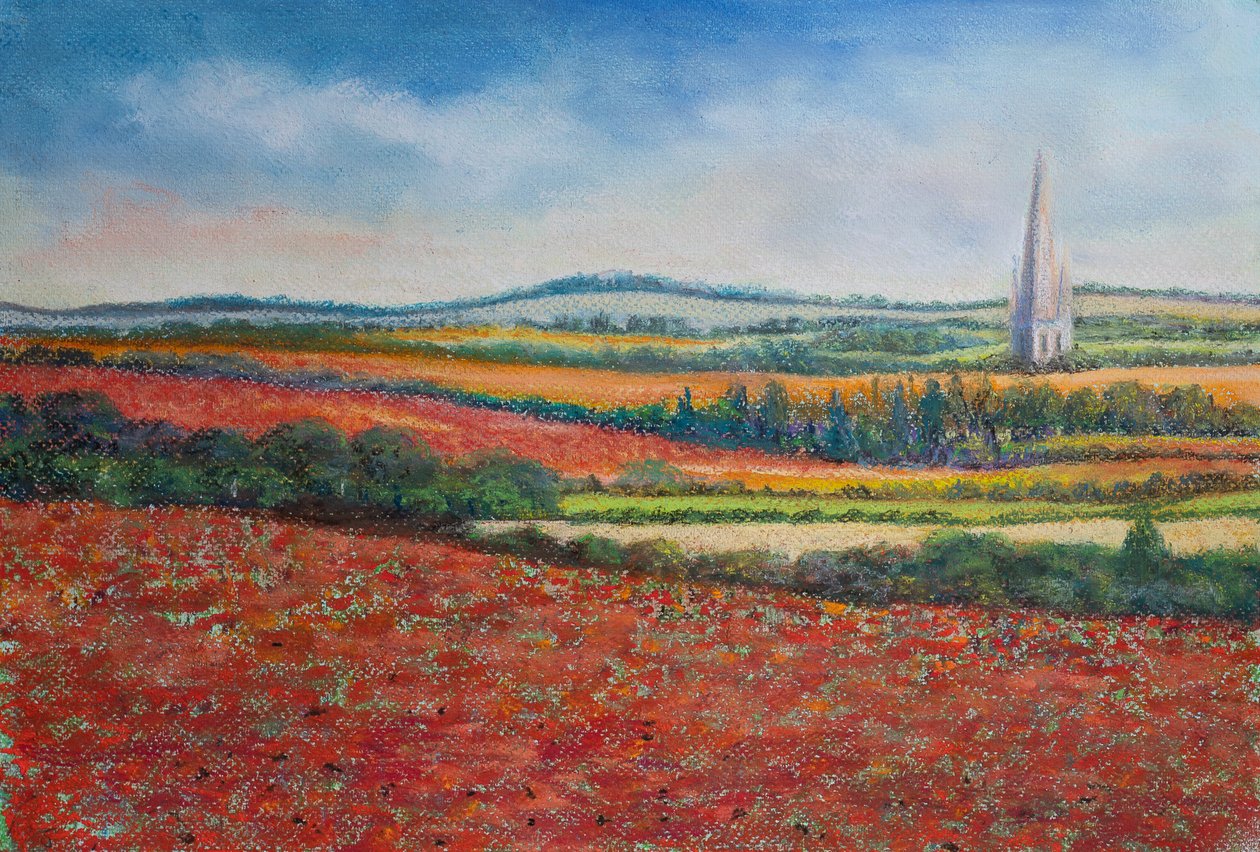Campos de amapolas, 2021 de Margo Starkey