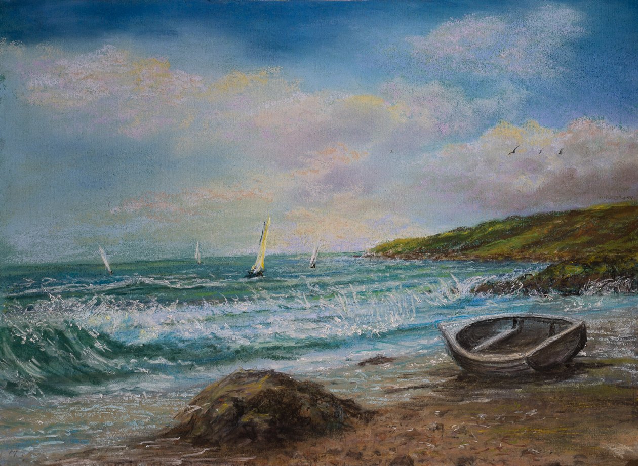 Vista desde Lands End Cornwall de Margo Starkey