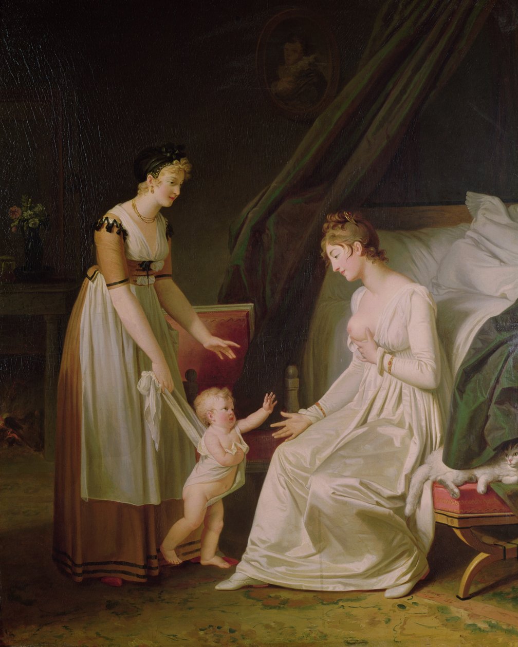 La madre amamantando de Marguerite Gerard