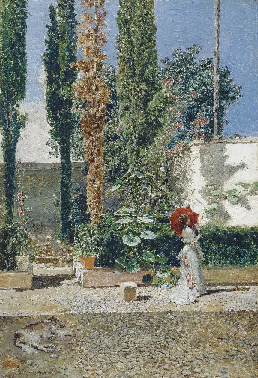 Jardín de la casa de los Fortuny, 1872 de Marià Fortuny