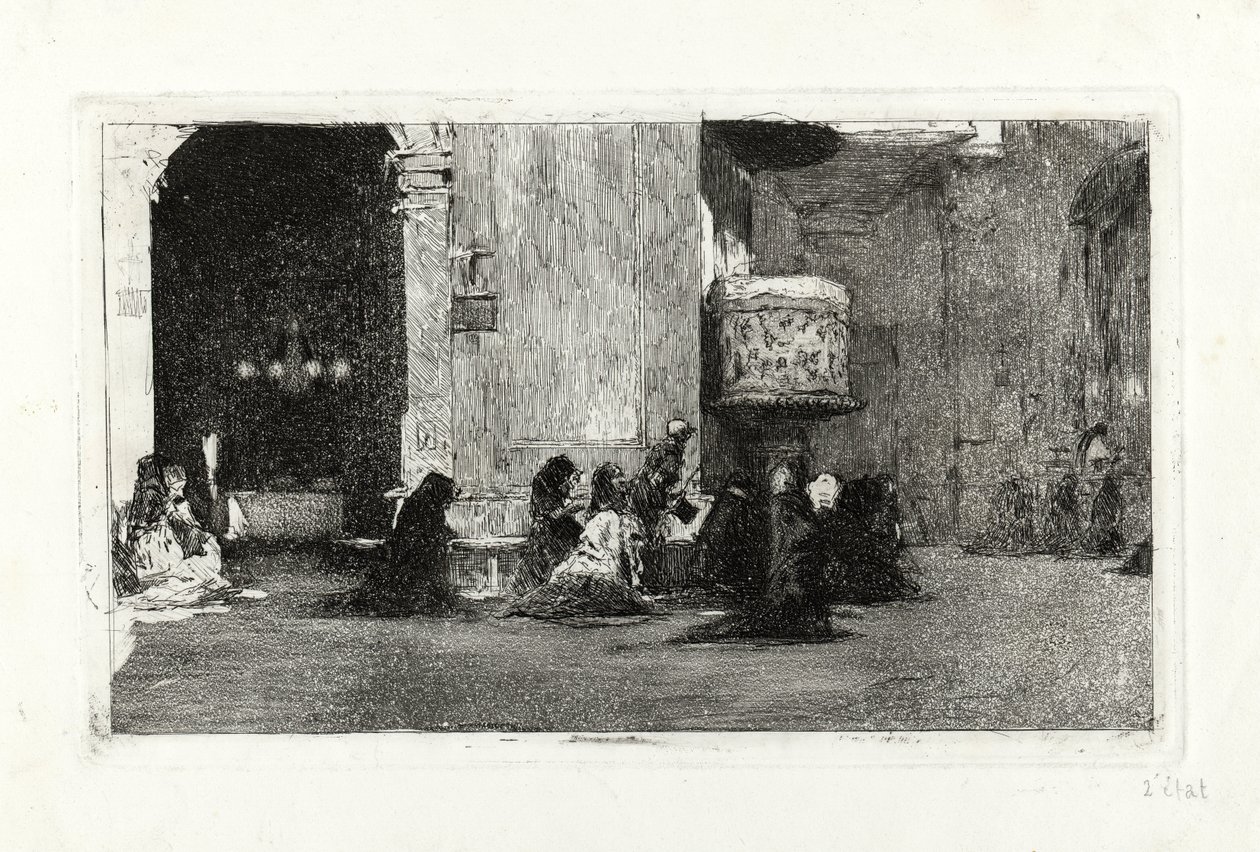 Interior de la iglesia de Sant Josep de Marià Fortuny Marsal