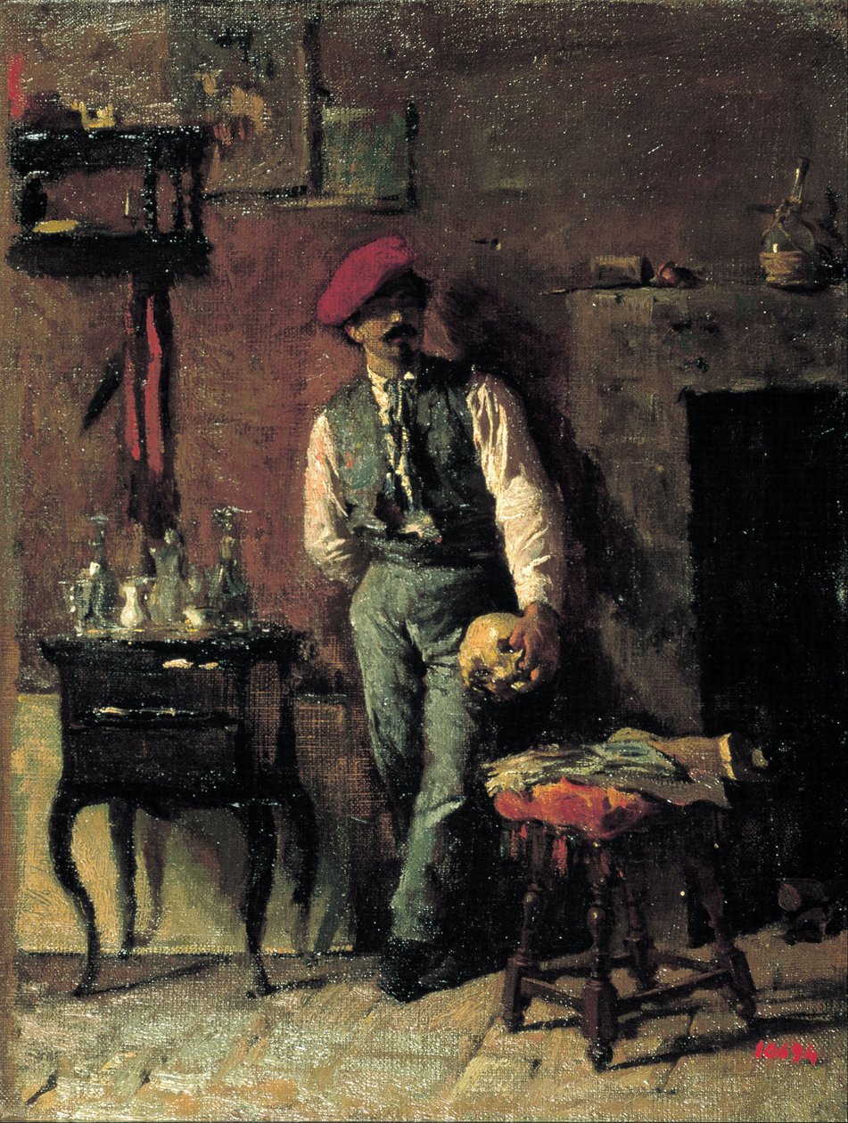 Retrato del Pintor Joaquim Agrassot de Marià Fortuny Marsal